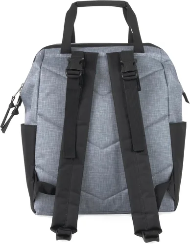 Vista 8 de Baby Essentials Super Cooler - Mochila de pañales con marco principal con cambiador, correas de cochecito, compartimento aislado para botella