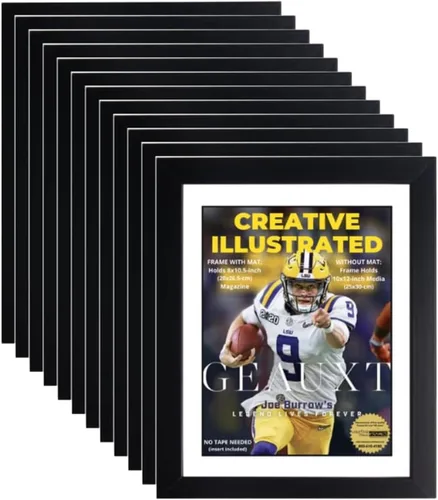 Vista 35 de Creative Picture Frames - Marco de fotos para revistas Sports Illustrated, de 8 x 10.5 pulgadas, adecuado para ediciones de coleccionista