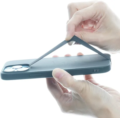 Vista 6 de TFY Correa elástica para teléfono, agarre universal delgado para el dedo, soporte antideslizante para teléfono celular, se adapta a la mayoría