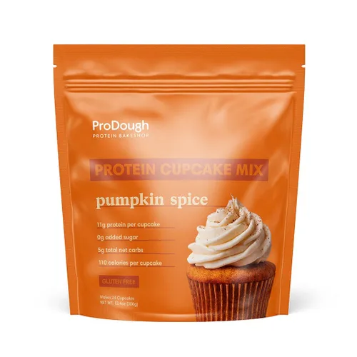 Vista 9 de ProDough High Protein - Mezcla para magdalenas sin gluten, baja en carbohidratos, 13g de proteína por magdalena, sin azúcares añadidos, apta
