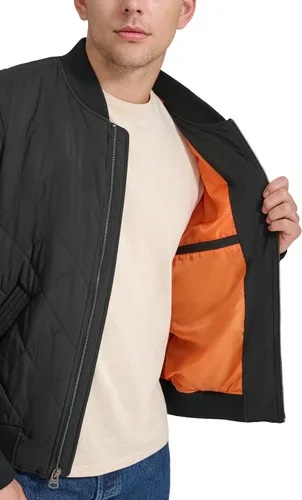 Vista 3 de Levi's Men's Diamond Quilted Bomber Jacket