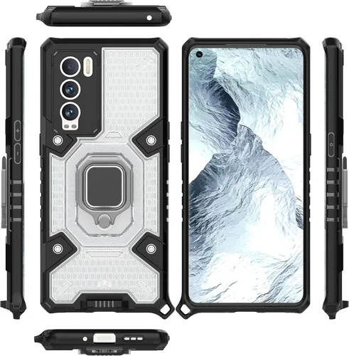 Vista 73 de Funda para 1+ Nord 2 5G, funda para OnePlus Nord 2 5G con funda de soporte, color azul