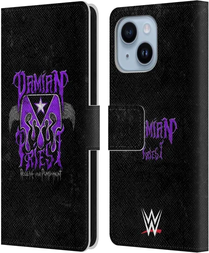 Vista 30 de Head Case Designs Funda de piel con licencia oficial de la WWE Portrait Damian Priest compatible con Apple iPhone 11