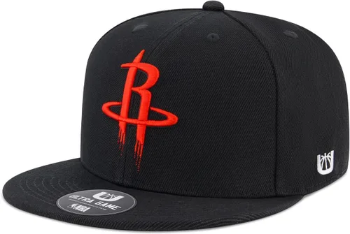 Vista 25 de Ultra Game Gorra de béisbol negra Ultimate oficial de sarga con broche a presión de la NBA para hombres