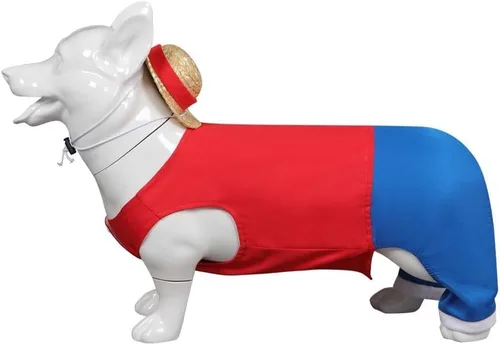 Vista 4 de Disfraz de perro divertido para mascotas, disfraz de cosplay para Halloween