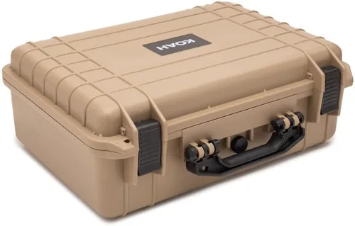 Vista 3 de Koah Funda rígida resistente a la intemperie con espuma personalizable, resistente a los impactos, ideal para cámaras, drones, dispositivos