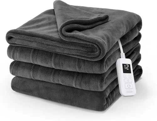 Vista 13 de Sunbeam Royal Luxe Cabernet - Manta térmica tamaño individual