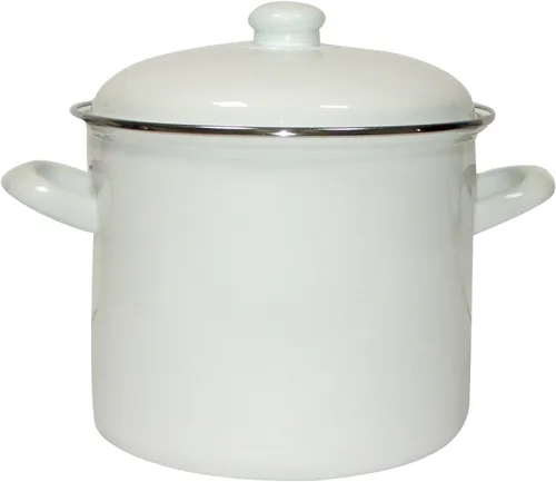 Vista 4 de Uniware Olla Enamel Deep Pot, 2,1 L, Rojo
