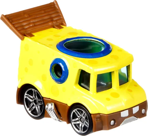 Vista 3 de Hot Wheels Vehículo Bob Esponja, escala 1:64
