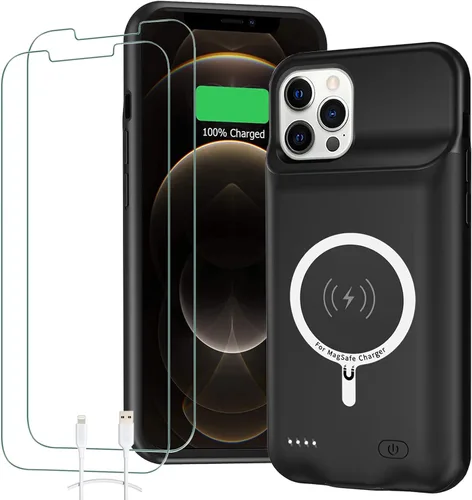 Vista 14 de Funda de batería para iPhone 6/6s/7/8/SE 2/3ª generación, cargador portátil de 10000 mAh, batería recargable, funda de carga compatible con iPhone