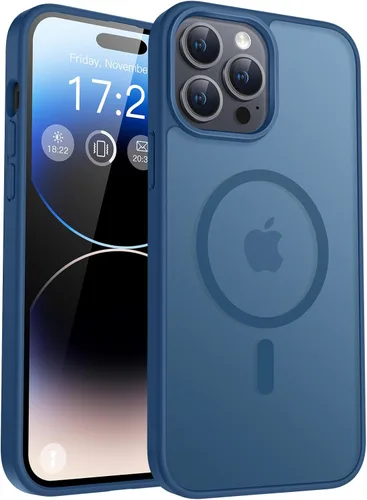 Vista 11 de Funda para teléfono Google Pixel 9 Pro XL, Compatible con Magnético, Protección contra Caídas de Grado Militar Translúcida Mate Resistente a Golpes