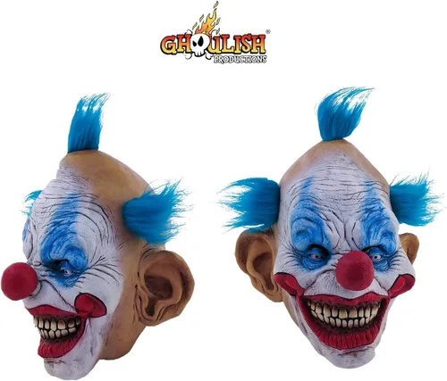 Vista 6 de Máscaras Ghoulish Máscara de Dammy el payaso para adultos, Multi