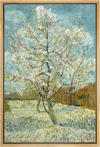 Vista 27 de wall26 Claude Monet - Paseo del acantilado en Pourville - Arte moderno impresionista - Lienzo enmarcado para arte para el hogar, 16 x 24 pulgadas