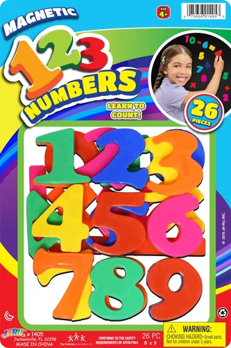 Vista 6 de JA-RU Juego de letras magnéticas (1 paquete de letras ABC) letras de plástico coloridas. Imanes de refrigerador para niños y niños pequeños.