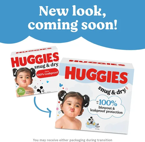 Vista 2 de Pañales Huggies Snug & Dry para bebé