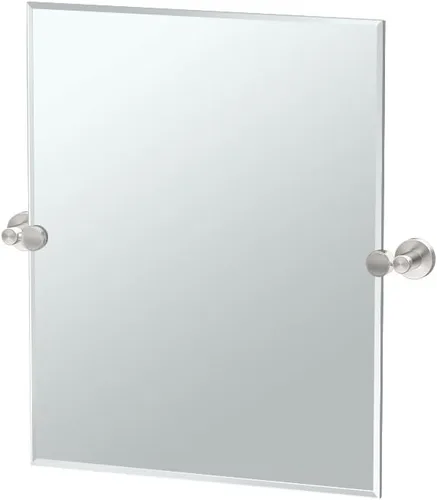 Vista 9 de GATCO 4639SM Glam - Espejo rectangular sin marco, 24 pulgadas, cromado