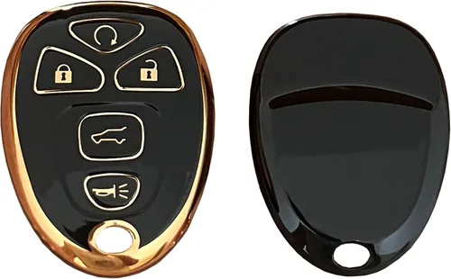 Vista 6 de Funda para llavero Chevy Suburban Tahoe GMC Acadia Yukon Cadillac Escalade Buick Enclave Negro-oro