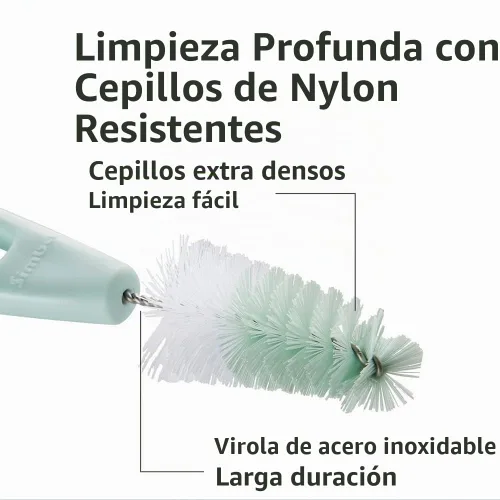 Vista 2 de Simba Cepillo giratorio para pezones (verde, juego de 2)
