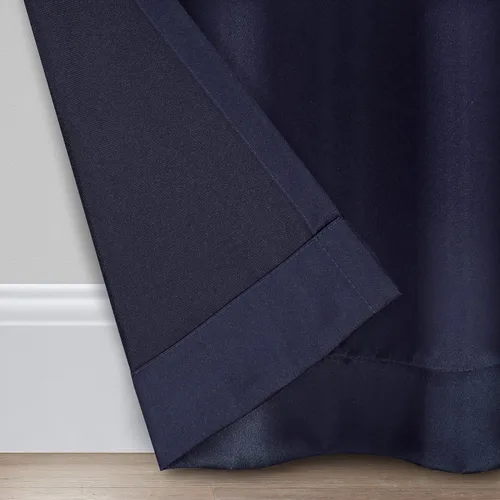 Vista 5 de Eclipse Cortina Sólida Thermapanel para Oscurecer Habitaciones con Bolsillo para Barra, Cortina de Ventana para Dormitorio y Sala de Estar