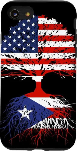 Vista 18 de Puerto Rico Boricuas Roots - Carcasa para iPhone 17, diseño de bandera estadounidense de Puerto Rico
