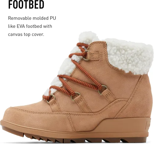 Vista 4 de SOREL Botas de encaje Evie Cozy para mujer