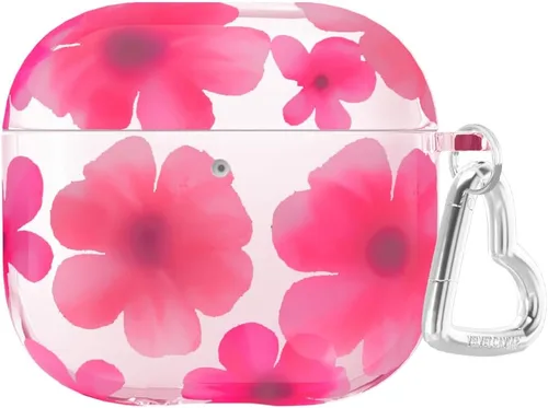 Vista 51 de VELVET CAVIAR Funda compatible con AirPods 4 con llavero, bonitas fundas protectoras duras de 4ª generación para mujer, diseño de lunares azules