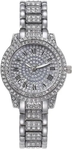 Vista 5 de SENRUD Moda señoras pulsera reloj analógico de cuarzo reloj para mujer (01 blanco), 01 Blanco, Moderno