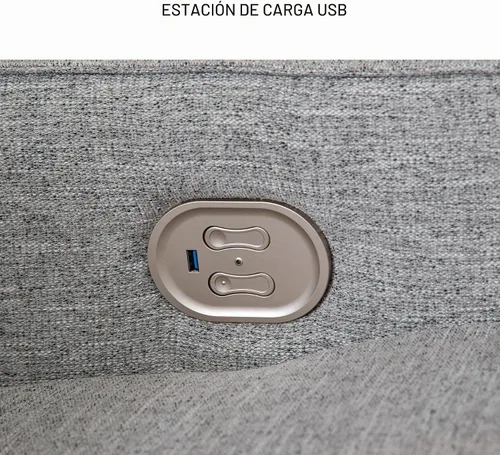 Vista 9 de Signature Design by Ashley Sofá reclinable eléctrico, gris peltre, Biscoe