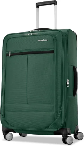 Vista 9 de Samsonite Element 3-PC Soft Side 21/25/29 (De Mano, Mediano, Grande a Cuadros), Ligero Expandible Equipaje Set 2 Bolsillos Delanteros y Laterales