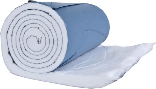 Vista 6 de Vakly Rollo de 100 % algodón, 1 libra, algodón blanco no estéril, suave y absorbente, de 12 x 56 pulgadas para cuidado de heridas, fundición