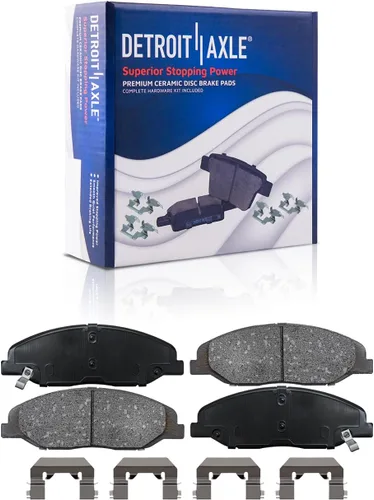 Vista 49 de Detroit Axle - Kit de freno delantero para Dodge Ram 1500 Durango Dakota Chrysler Aspen Dakota Driver Side Disco Freno Pinza de freno de cerámica