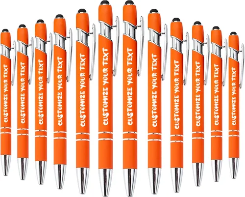 Vista 33 de AIFLM Bolígrafos personalizados con nombre a granel hasta 500 unidades de bolígrafos grabados gratis con tu nombre y texto para negocios