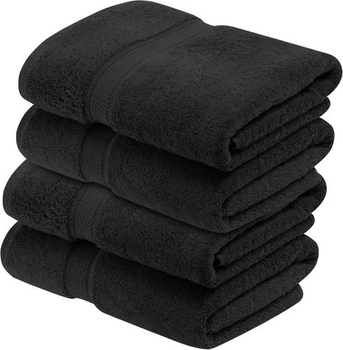 Vista 153 de BNM Toallas de Algodón Egipcio de Peso Pesado, Ideales para Baño, Ducha, Spa, Hotel, 800 GSM, Toallas Faciales/de Aseo, Toallas de Mano, Toallas