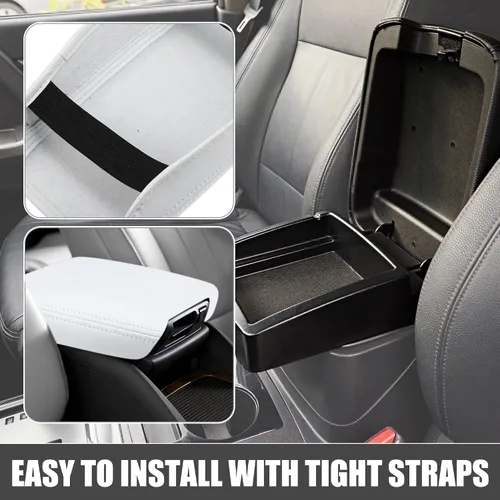 Vista 4 de Funda impermeable para consola central de coche, color blanco, para Hyundai Tucson 2022 2023