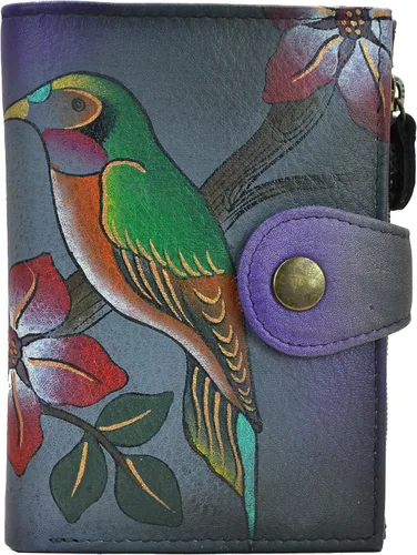 Vista 18 de Anna by Anuschka Cartera de mujer pintada a mano de cuero genuino para mujer