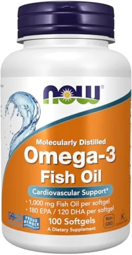 Vista 7 de NOW Foods Omega-3 - 100 cápsulas blandas (Paquete de 2)