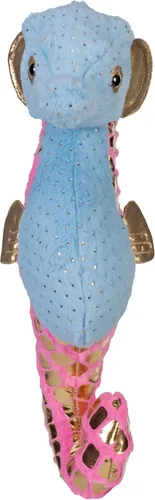 Vista 3 de Wild Republic Foilkins, caballito de mar azul, animal de peluche, 12 pulgadas, regalo para niños, juguete de peluche, relleno de botellas de agua