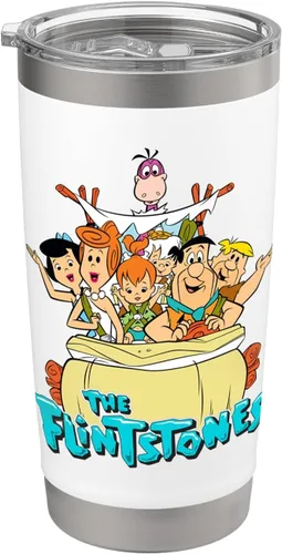 Vista 9 de The Flintstones - Vaso aislado de acero inoxidable vintage