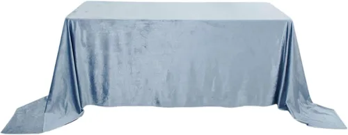 Vista 51 de Efavormart - Mantel rectangular de terciopelo negro prémium de 60 x 102 pulgadas para eventos de fiesta de boda
