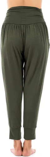 Vista 5 de LOFBAZ Pantalones deportivos de yoga con bolsillos pantalones de entrenamiento pantalones de harén para descansar