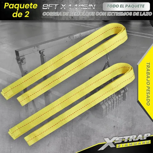 Vista 4 de XSTRAP STANDARD 2PK 1-3/4 pulgadas x 8 pies Eslinga de elevación de correas