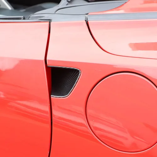 Vista 8 de Cubierta protectora de pintura para manija de puerta de automóvil, cubierta protectora de arañazos compatible con Chevrolet Corvette C7 2014 2015