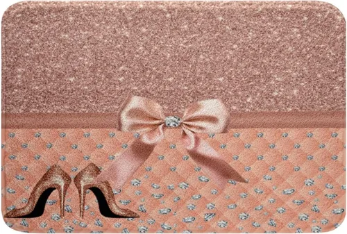 Vista 10 de Feelyou Alfombras de baño para cámper, alfombras de baño para campamento feliz, para ducha, tina, caravana, camping, baño, antideslizantes