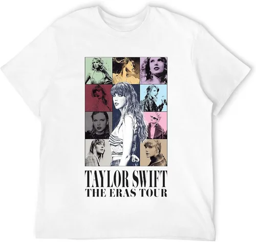 Vista 2 de The Erass Tour Tee Taylors Tops Camiseta de concierto de música Tour 2023 Camisas para amantes de la música, traje de concierto corto de cuello