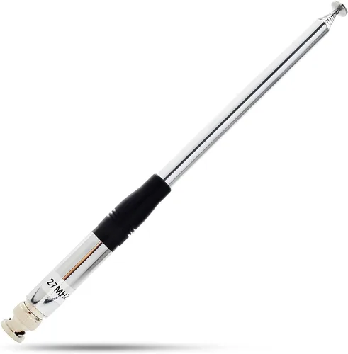 Vista 7 de UAYESOK Antena de radio Cb de mano 27 MHz BNC Antena de escáner de radio flexible látigo suave para Cobra Midland Uniden portátil de mano Cb Radio