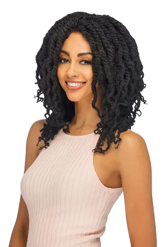 Vista 2 de Vivica A Fox Hair Collection HKBK16-V - Extensión de cabello humano rizado afro a granel, 1, 5.8 onzas