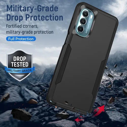 Vista 6 de Funda para Moto G Stylus 5G 2022, con Protector de Pantalla, [Probada contra Caídas de Grado Militar] Funda Protectora de Servicio Pesado Resistente