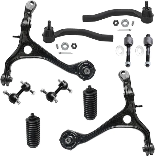 Vista 570 de Detroit Axle - Kit de suspensión frontal de 10 piezas para Dodge Avenger 2008-2014, Chrysler Sebring 2007-2010, 2 brazos de control inferiores, 2