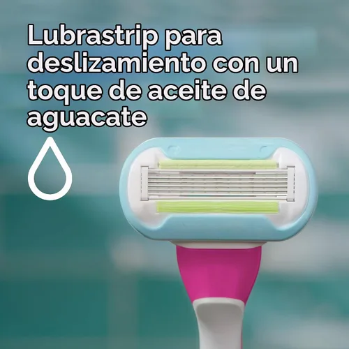 Vista 6 de Gillette Venus Maquinillas de afeitar desechables verdes extra suaves para mujer, 2