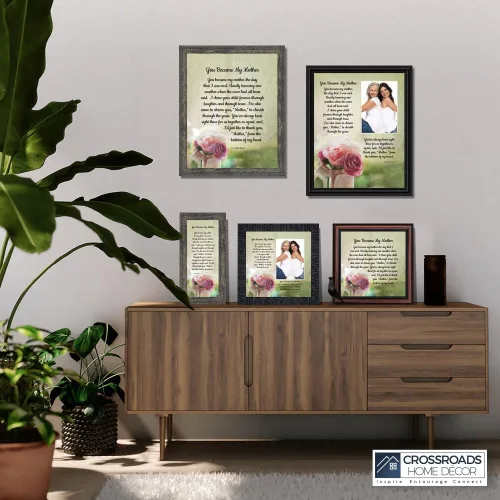 Vista 5 de Crossroads Home Décor Regalos para suegra - Regalos de nuera, You Became My Mother 7346BW